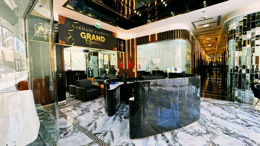 rendered image of armani clinics